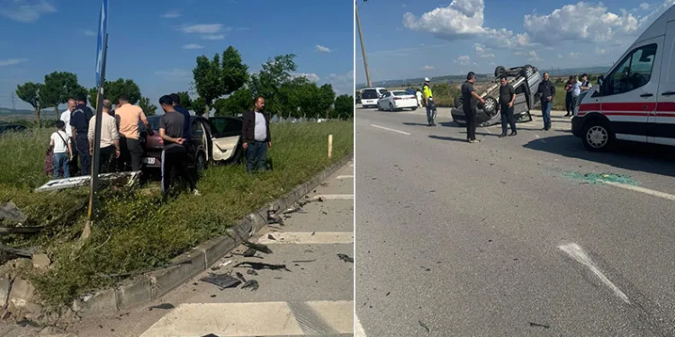 Yenişehir’de trafik kazası: 3 yaralı