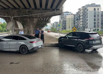 Samsun’da kavşakta kaza: 3 yaralı