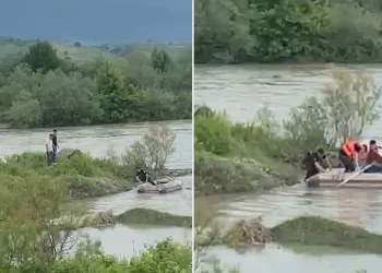 Tokat’ta elektrikli bisikletle çaya düşen 4 gençten 2’si kayıp
