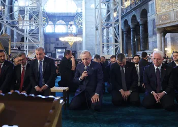 Cumhurbaşkanı Erdoğan Ayasofya’da