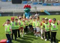 Spor Şenlikleri’nde sıra minik öğrencilerin