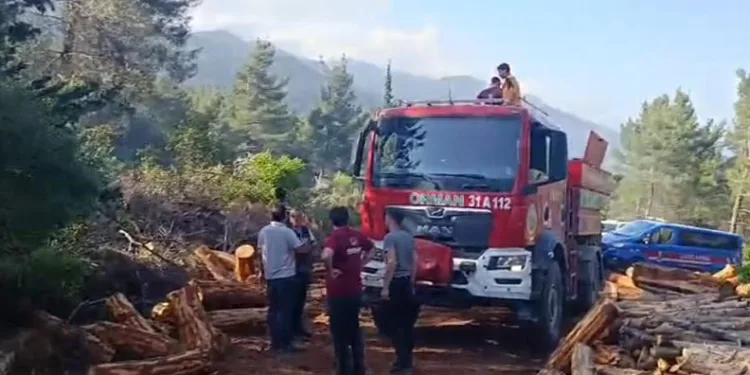 Hatay’da ormanı yangını çıktı