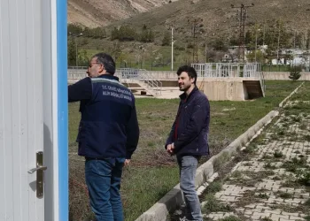 Bayburt’ta atık su arıtma tesisinde teknik inceleme yapıldı