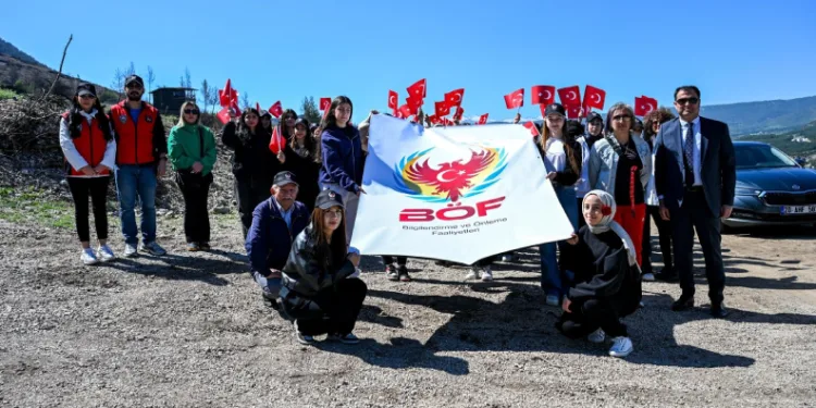 Denizli’de 28 polis şehidi anısına 200 fidan toprakla buluştu