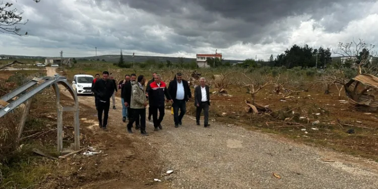 Gaziantep’te ‘süper hücre’ tarım alanlarını vurdu