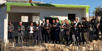 Çermik Belediye Başkanı Karamehmetoğlu cami temelini attı
