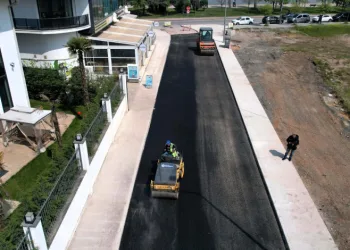 Başiskele Sahili’nde trafik ve yaya düzeni yenileniyor