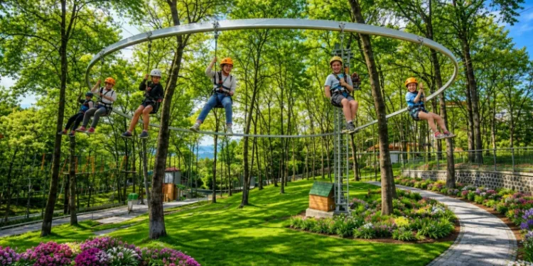 Karadeniz’in en büyük macera parkı 19 Mayıs’ta açılıyor