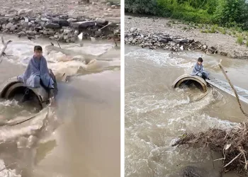 Derede akıntıya kapılan 11 yaşındaki çocuk kurtarıldı