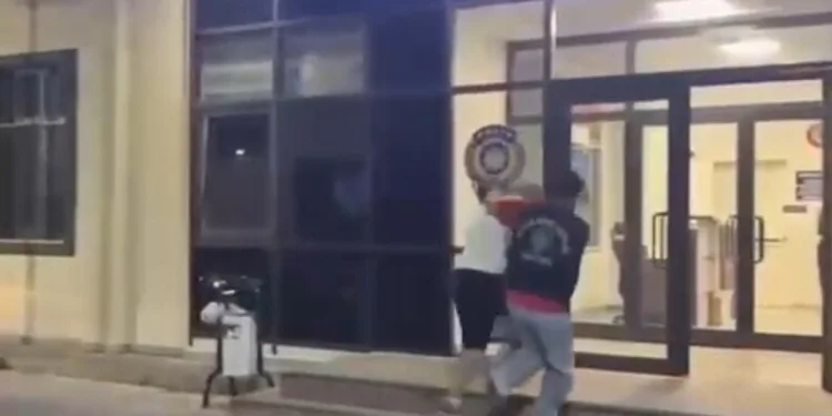 Otobanda yola fırlayan angus korku dolu anlar yaşattı