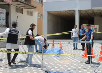 Otobanda yola fırlayan angus korku dolu anlar yaşattı