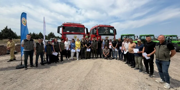 SODOS’un yangın kahramanları sertifikalarını aldı