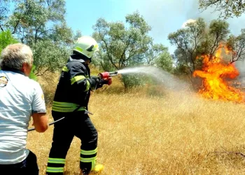Siirt’te seyir halindeki otomobil alev aldı