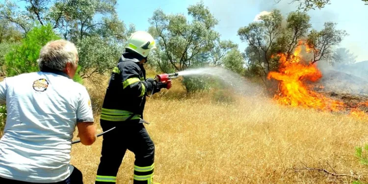 Siirt’te seyir halindeki otomobil alev aldı
