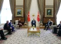 Cumhurbaşkanı Erdoğan, AB temsilcilerini kabul etti