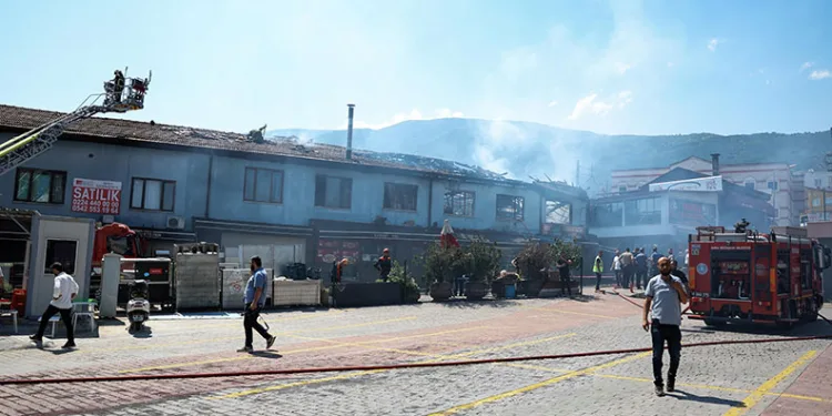 Büyükşehir’den Kayhan’daki yangına hızlı müdahale
