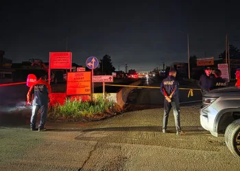 Samsun’da silahlı saldırı düzenlenen iş yerinde kimyasal sızıntı