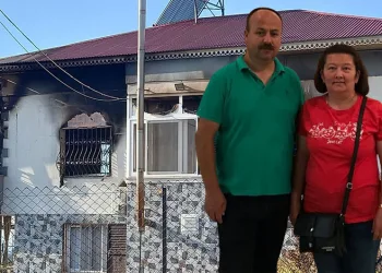Yangında öldükleri sanılan emekli çift cinayete kurban gitmiş