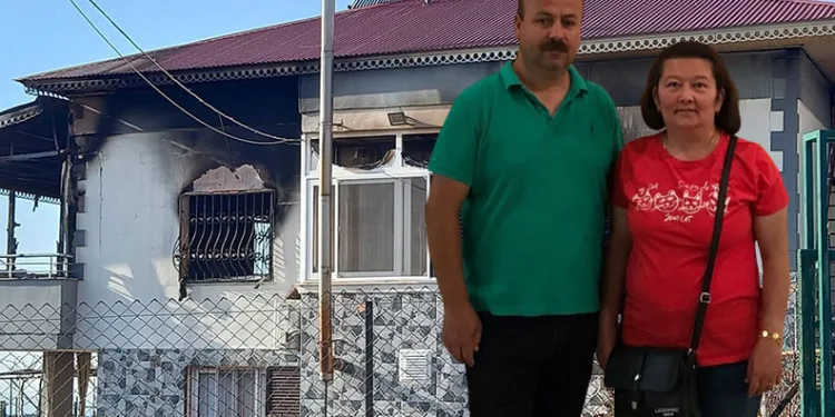 Yangında öldükleri sanılan emekli çift cinayete kurban gitmiş