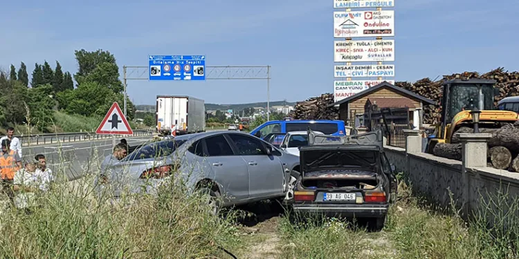 Keşan’daki trafik kazasında 2 kişi yaralandı