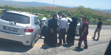 Elazığ’da trafik kazası: 4 yaralı
