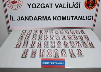 Yozgat’ta 613 sentetik uyuşturucu hap ele geçirildi