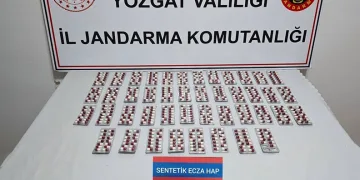 Yozgat’ta 613 sentetik uyuşturucu hap ele geçirildi