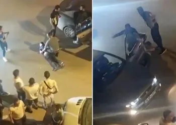 “Dur” ihtarına uymadı, polis ekiplerinin üzerine araç sürdü