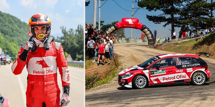 Bursa Rallisi’ni Kerem Kazaz kazandı
