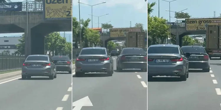 Trafikte tehlikeli seyreden sürücüye 22 bin lira ceza