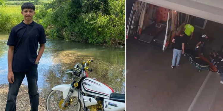 16 yaşındaki motosiklet sürücüsü hayatını kaybetti