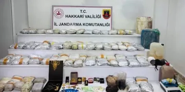 “Hakkari’de 626 kilo uyuşturucu ele geçirildi”