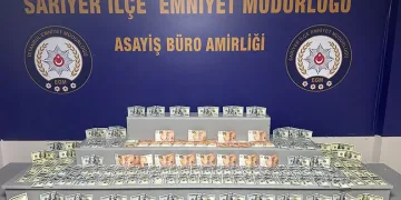 Sarıyer’de bir AVM’de 1 milyon TL’lik sahte dolar bozdurmaya çalışan şahıs yakalandı