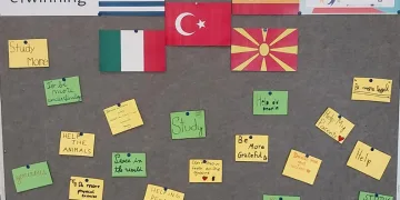 7 ülkeden öğrenciler Bursa’dan dünyaya mutluluk köprüsü kurdu