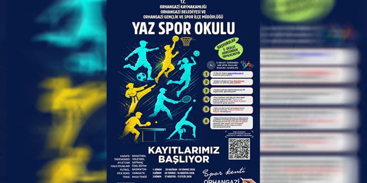 Orhangazi Belediyesi Yaz Spor Okulu’nda Kayıtlar Başlıyor