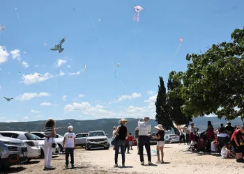 Nilüfer’de gökyüzü uçurtmalarla renklendi