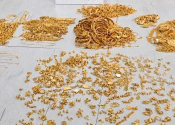 Sınır Kapısı’nda 5 kilo altın ele geçirildi