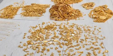 Sınır Kapısı’nda 5 kilo altın ele geçirildi
