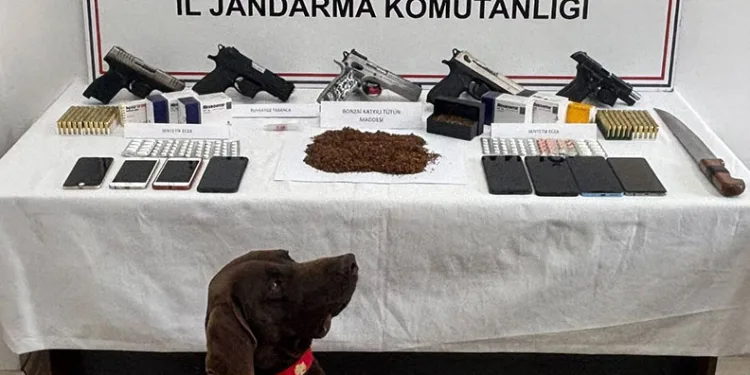 Kastamonu’da uyuşturucu ve silah operasyonu: 3 tutuklama