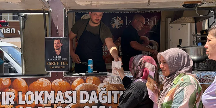 Dizide ölen karakter için lokma döktürdüler