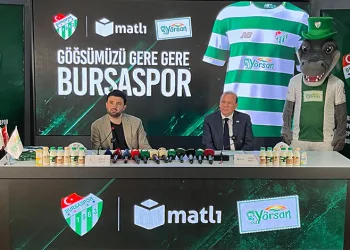 Bursaspor, 70 milyonluk sponsorluğuna imza attı