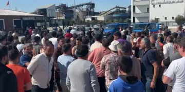 Edirne’de maden işçilerinin eylemi 13’üncü gününde