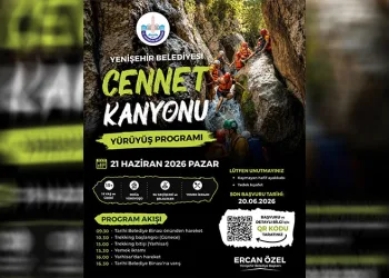 Yenişehir Belediyesi’nden Cennet Kanyonu’na doğa yürüyüşü daveti