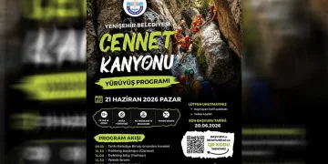 Yenişehir Belediyesi’nden Cennet Kanyonu’na doğa yürüyüşü daveti