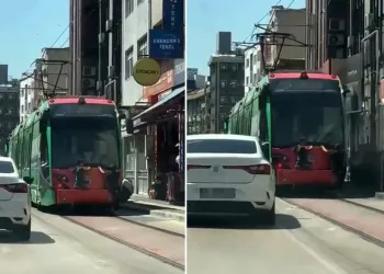 Tehlikeli yolculuk kamerada