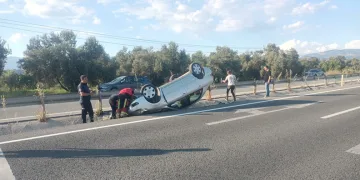 Havran yolunda trafik kazası: 2 yaralı