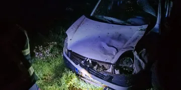 Mardin’de hafif ticari araç şarampole devrildi: 4 yaralı