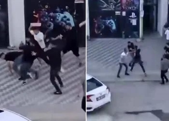 Kemer ve ıstakalarla birbirlerine saldırdılar