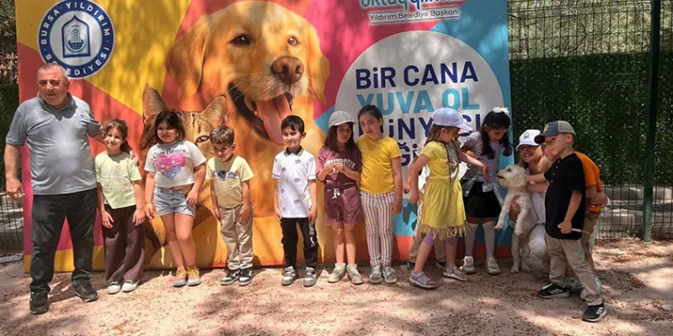 Sahipsiz sokak hayvanları tedavi merkezi ve doğal yaşam alanı, öğrencileri ağırladı