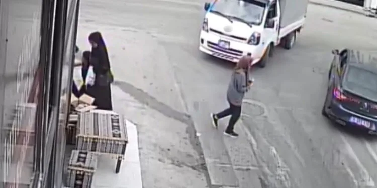 Bursa’da korku dolu anlar kamerada
